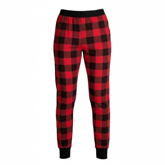 Old Navy Other - OLD NAVY L Red Black Buffalo Plaid Waffle Pajama Pants R $29